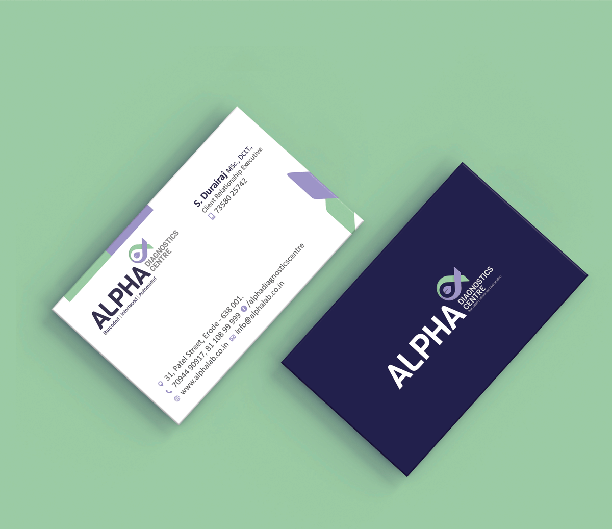 Alpha-visitingcards